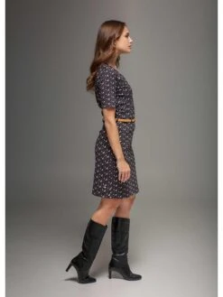 Kleid "It's All Right With Me" In Grau -Mode Damen 4funkyflavours kleid its all right with me in grau 2