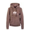 Alpha Industries Hoody - Polar Fleece - Mauve -Mode Damen alpha industries hoody polar fleece mauve