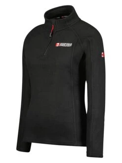 Fleecefullover "Tonneauhz" In Schwarz -Mode Damen anapurna fleecefullover tonneauhz in schwarz 2