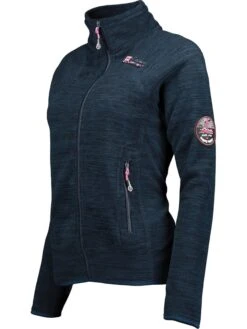 Fleecejacke In Dunkelblau -Mode Damen anapurna fleecejacke in dunkelblau 2
