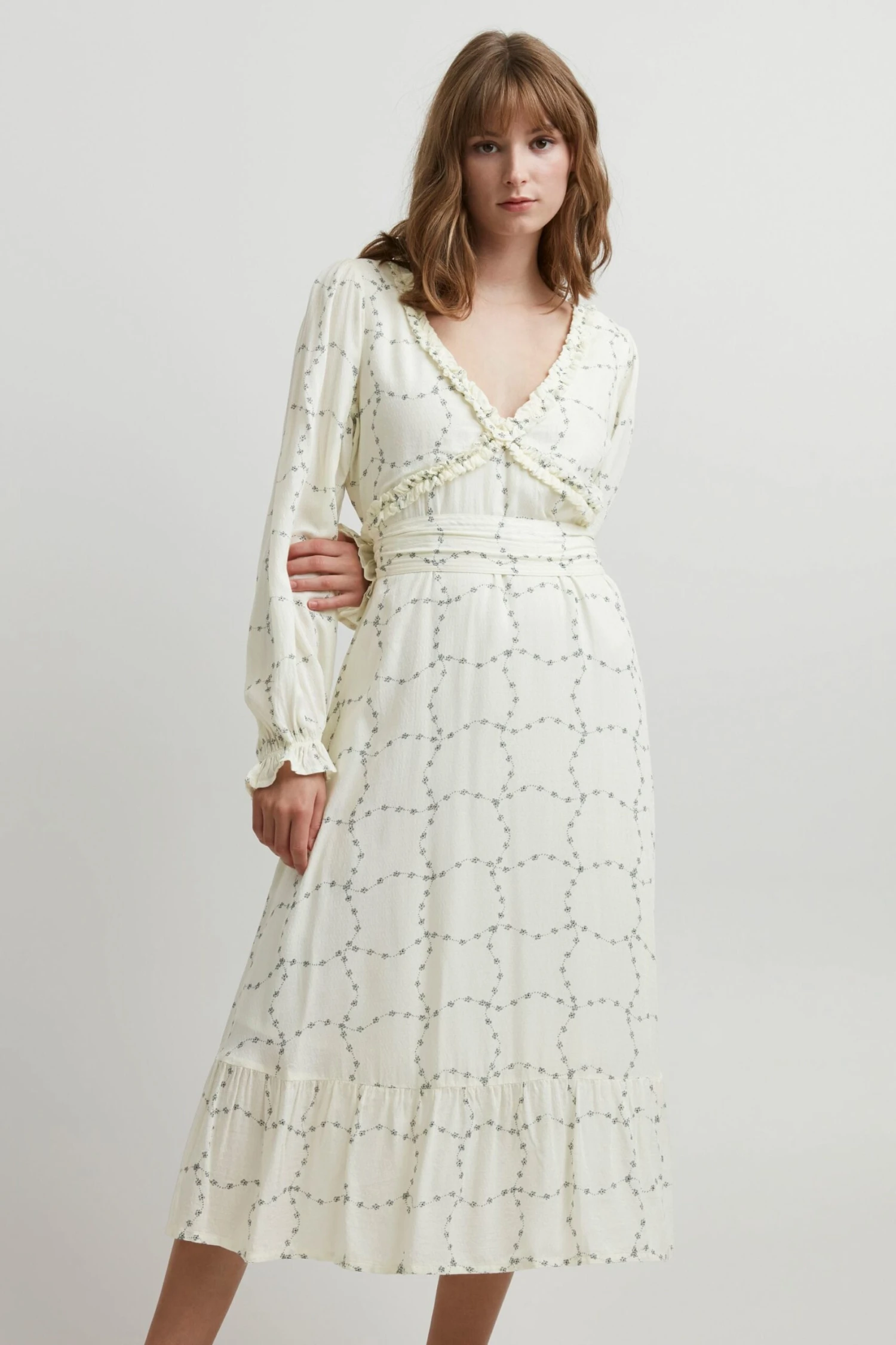 Midikleid In Natur 3 Midikleid In Natur