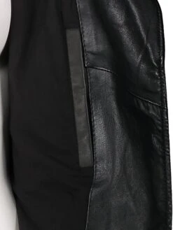 Lederjacke In Schwarz -Mode Damen blue monkey lederjacke in schwarz 2