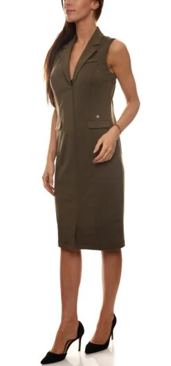 Bruno Banani Blazer-Kleid In Grün -Mode Damen bruno banani blazer kleid in grun 1