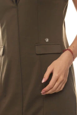 Bruno Banani Blazer-Kleid In Grün -Mode Damen bruno banani blazer kleid in grun 2