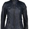 Lederjacke "Remi" In Dunkelblau