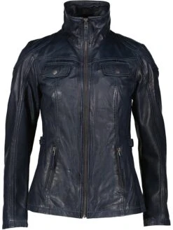 Lederjacke "Remi" In Dunkelblau