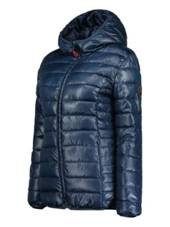 Steppjacke "Colombiana Hood" In Dunkelblau -Mode Damen canadian peak steppjacke colombiana hood in dunkelblau 2