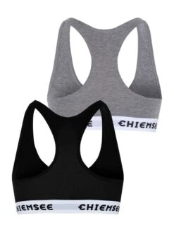 Chiemsee 2er-Set: Sport-BHs In Schwarz/ Grau -Mode Damen chiemsee 2er set sport bhs in schwarz grau 6