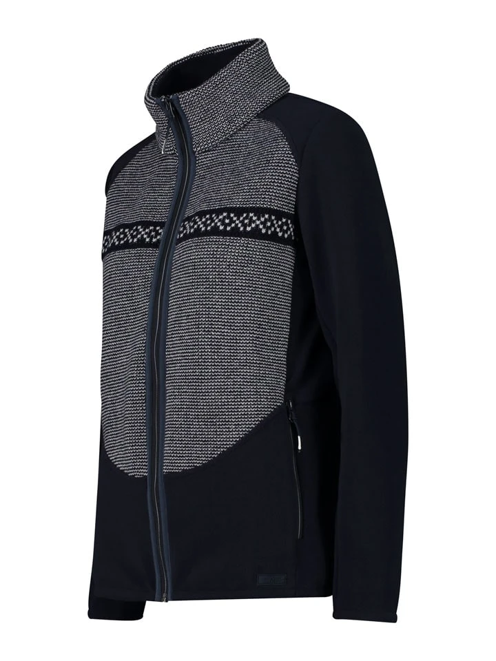 CMP Fleecejacke In Schwarz/ Grau 5 CMP Fleecejacke In Schwarz/ Grau - Image 3