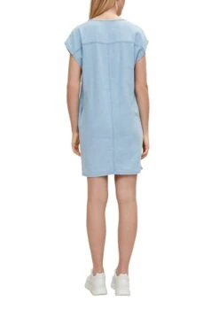 Kleid Blau -Mode Damen comma ci kleid blau 1