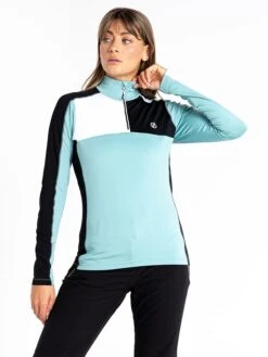 Dare 2b Fleecepullover "Default III" In Türkis -Mode Damen dare 2b fleecepullover default iii in turkis 3