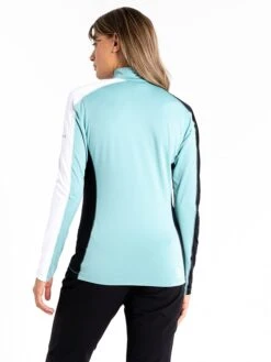 Dare 2b Fleecepullover "Default III" In Türkis -Mode Damen dare 2b fleecepullover default iii in turkis 4