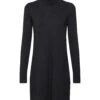 Edc By Esprit Strickkleid Mit Rollkragen Black