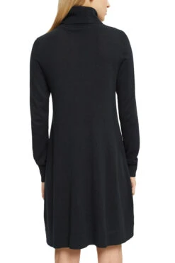 Edc By Esprit Strickkleid Mit Rollkragen Black -Mode Damen edc by esprit strickkleid mit rollkragen black 2