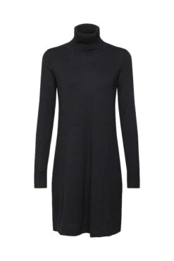 Edc By Esprit Strickkleid Mit Rollkragen Black