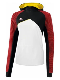 ERIMA Hoodie "Premium One 2.0" In Weiß/ Rot