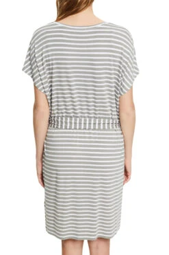 ESPRIT Gestreiftes Kleid Light Khaki 3 -Mode Damen esprit gestreiftes kleid light khaki 3 2