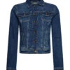 ESPRIT Jeansjacke In Schmaler Passform Blue Dark Washed
