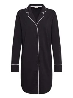 ESPRIT Nachthemd In Schwarz -Mode Damen esprit nachthemd in schwarz 2