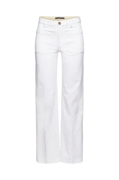 ESPRIT Schlaghose Mit Aufgesetzten Taschen White