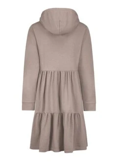 Sweatkleid In Taupe -Mode Damen fresh made sweatkleid in taupe 2
