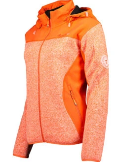 GEOGRAPHICAL NORWAY Fleecejacke "Theine" In Orange -Mode Damen geographical norway fleecejacke theine in orange 2