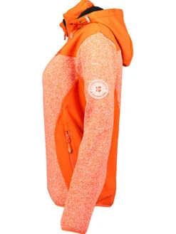 GEOGRAPHICAL NORWAY Fleecejacke "Theine" In Orange -Mode Damen geographical norway fleecejacke theine in orange 3
