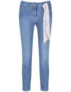 Gerry Weber Hose Jeans Verkürzt Blau Mit Use