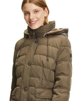 Gil Bret Steppmantel In Oliv -Mode Damen gil bret steppmantel in oliv 3