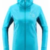 Fleecejacke "L.I.M Mid Comp" In Türkis -Mode Damen haglofs fleecejacke l i m mid comp in turkis