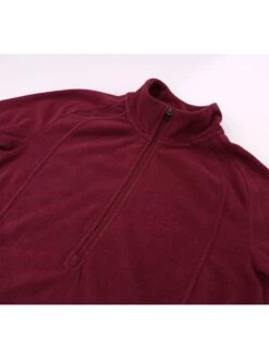 Hannah Fleecepullover In Bordeaux -Mode Damen hannah fleecepullover in bordeaux 2