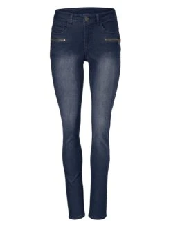 Heine Jeans - Slim Fit - In Dunkelblau -Mode Damen heine jeans slim fit in dunkelblau 2