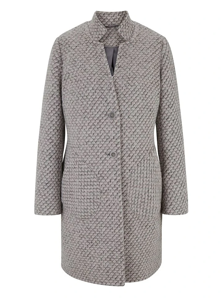 Heine Übergangsmantel In Grau/ Bunt 3 Heine Übergangsmantel In Grau/ Bunt