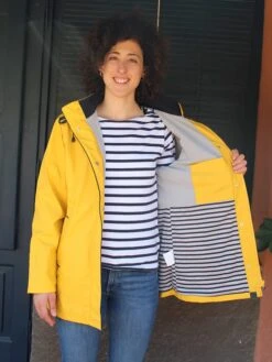 Regenjacke In Gelb -Mode Damen hublot mode marine regenjacke in gelb 4