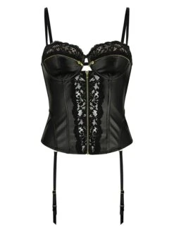 Bustier Mit Strumpfhalter In Schwarz 10 Bustier Mit Strumpfhalter In Schwarz -Mode Damen hunkemoller bustier mit strumpfhalter in schwarz 3