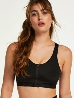Sport-BH In Schwarz -Mode Damen hunkemoller sport bh in schwarz 2