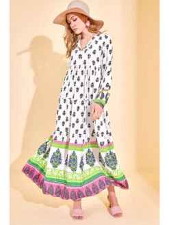 Kleid In Bunt 7 Kleid In Bunt -Mode Damen jumeon kleid in bunt 2