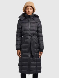 Khujo Mantel OLALLA SOFT In Schwarz -Mode Damen khujo mantel olalla soft in schwarz 3