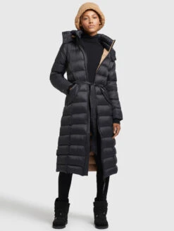 Khujo Mantel OLALLA SOFT In Schwarz -Mode Damen khujo mantel olalla soft in schwarz 5