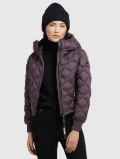 Mode Damen -Mode Damen khujo steppjacke adore in lila 1