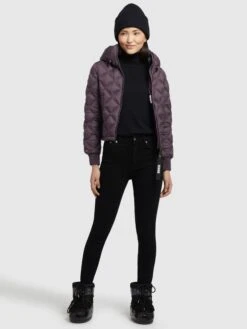 Khujo Steppjacke "Adore" In Lila -Mode Damen khujo steppjacke adore in lila 3