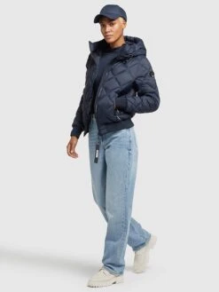 Khujo Steppjacke "Sarabi" In Dunkelblau -Mode Damen khujo steppjacke sarabi in dunkelblau 4