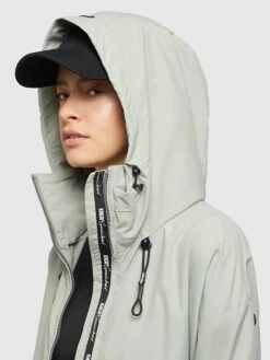 Khujo Übergangsjacke "Blair" In Hellgrau -Mode Damen khujo ubergangsjacke blair in hellgrau 5