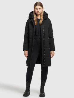 Mode Damen -Mode Damen khujo winterjacke namita in schwarz 1