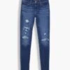Jeans "710" - Super Skinny Fit - In Dunkelblau -Mode Damen levi s jeans 710 super skinny fit in dunkelblau
