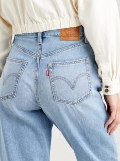 Jeans "High Loose Taper" - Tapered Fit - In Hellblau -Mode Damen levi s jeans high loose taper tapered fit in hellblau 5