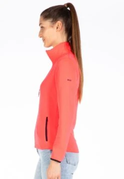 LPO Fleecejacke FLEECEJACKE Xara - Funktionsjacke In Rot -Mode Damen lpo fleecejacke fleecejacke xara funktionsjacke in rot 2