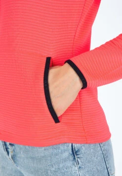 LPO Fleecejacke FLEECEJACKE Xara - Funktionsjacke In Rot -Mode Damen lpo fleecejacke fleecejacke xara funktionsjacke in rot 4