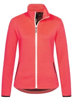 LPO Fleecejacke FLEECEJACKE Xara - Funktionsjacke In Rot -Mode Damen lpo fleecejacke fleecejacke xara funktionsjacke in rot 6