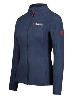 Fleecejacke "Tumai" In Dunkelblau -Mode Damen maison montaigne fleecejacke tumai in dunkelblau 2